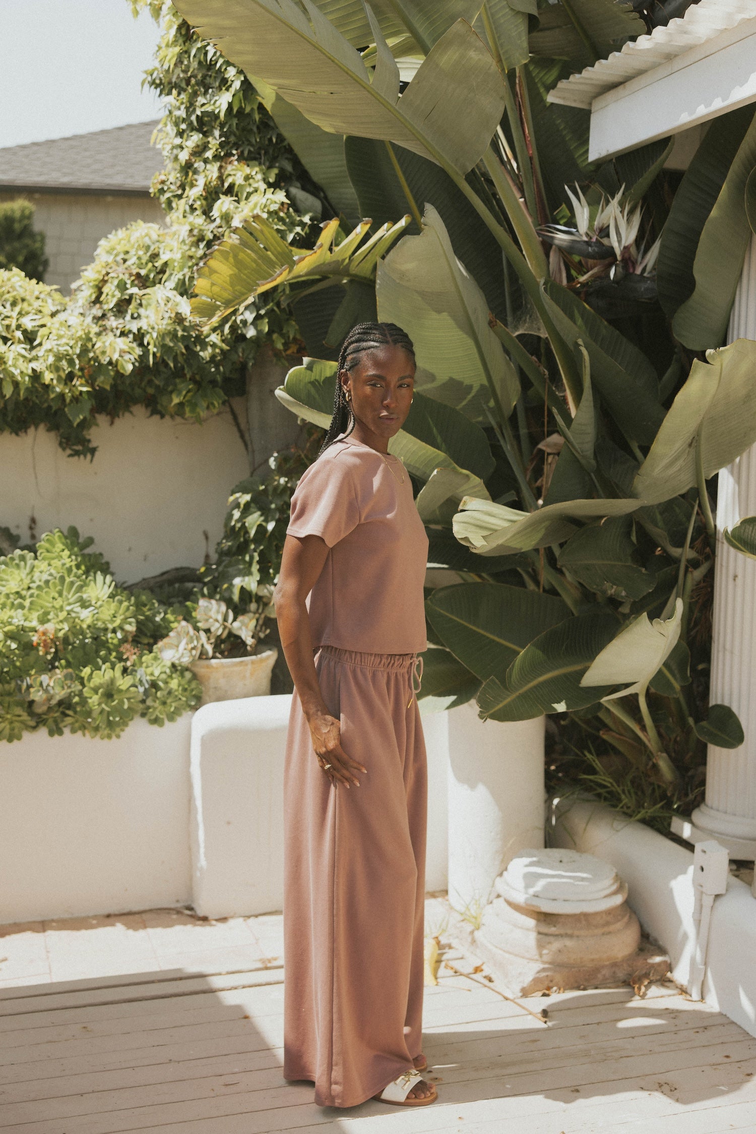 Shana Oversized Sweat Pant | Mauve – Altair The Label